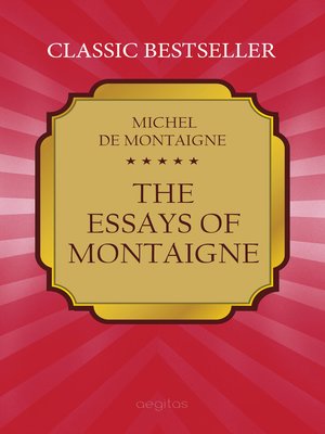 cover image of The Essays of Montaigne